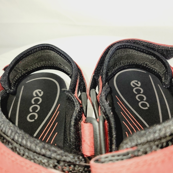ECCO SPORT TERRA RED LEATHER HIKING SANDALS WOMEN SIZE US7/EU38 - Picture 10 of 14